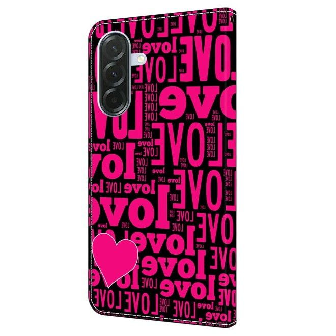 Samsung Galaxy A37 Phone Case - Leather Book Cover Image Series - Love