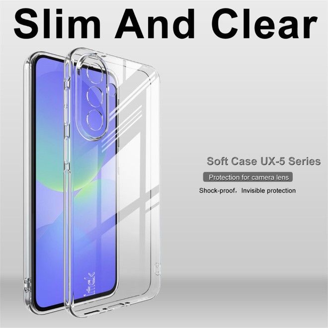 Imak - Samsung Galaxy A37 Hülle - Softcase aus TPU - UX-5 Series - transparent