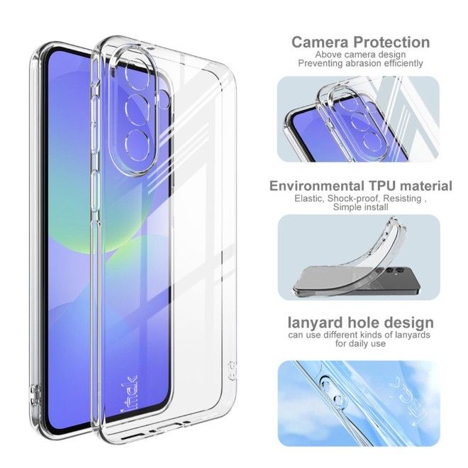 Imak - Samsung Galaxy A37 Hülle - Softcase aus TPU - UX-5 Series - transparent