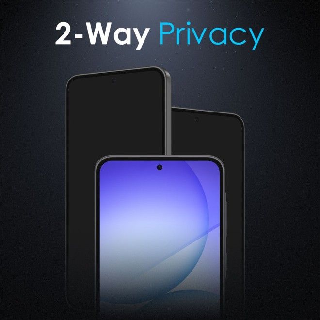Northjo - Samsung Galaxy A37 Privacy Screen Protector - made of tempered glass - with privacy filter - A++ Series - transparent