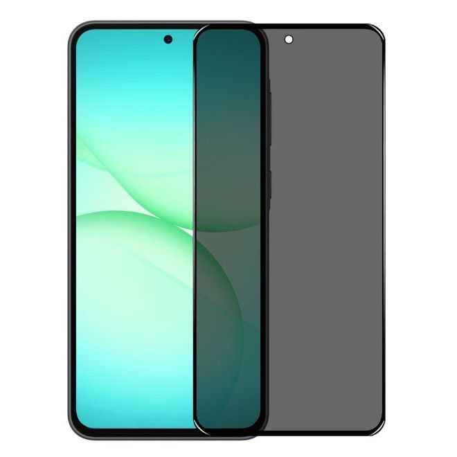 Northjo - Samsung Galaxy A57 Privacy Screen Protector - Made of Tempered Glass - with Privacy Filter - A++ Series - Transparent