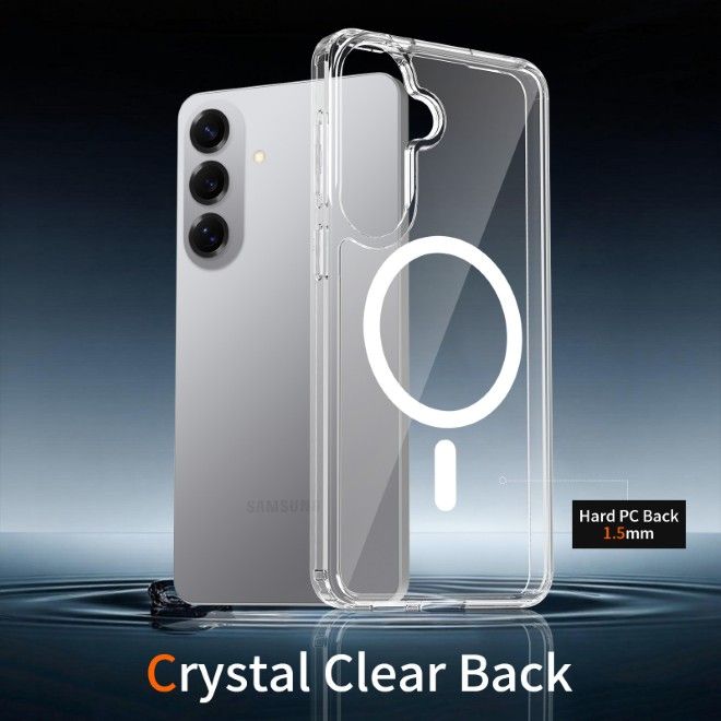 Samsung Galaxy S26+ Case (PC / TPU Case) - Polycarbonate Back + TPU Edges - MagPureProtect Series - Transparent