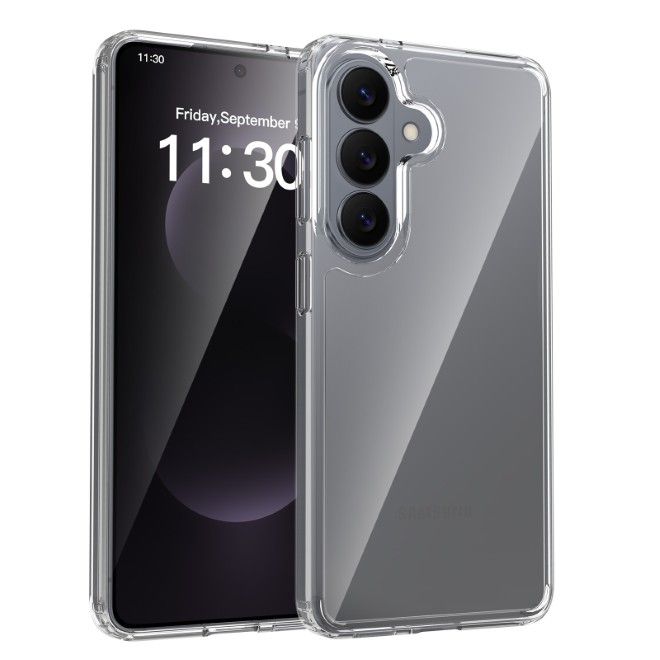 Samsung Galaxy S26 Case (PC / TPU Case) - Polycarbonate Back + TPU Edges - PureProtect Series - transparent