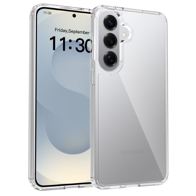 Samsung Galaxy S26+ Case (PC / TPU Case) - Polycarbonate Back + TPU Edges - PureProtect Series - transparent