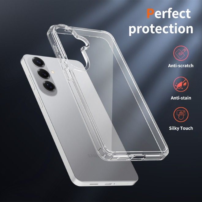 Samsung Galaxy S26+ Case (PC / TPU Case) - Polycarbonate Back + TPU Edges - PureProtect Series - transparent