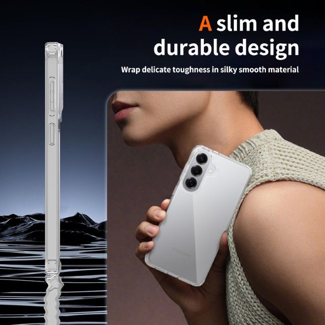 Samsung Galaxy S26+ Case (PC / TPU Case) - Polycarbonate Back + TPU Edges - PureProtect Series - transparent
