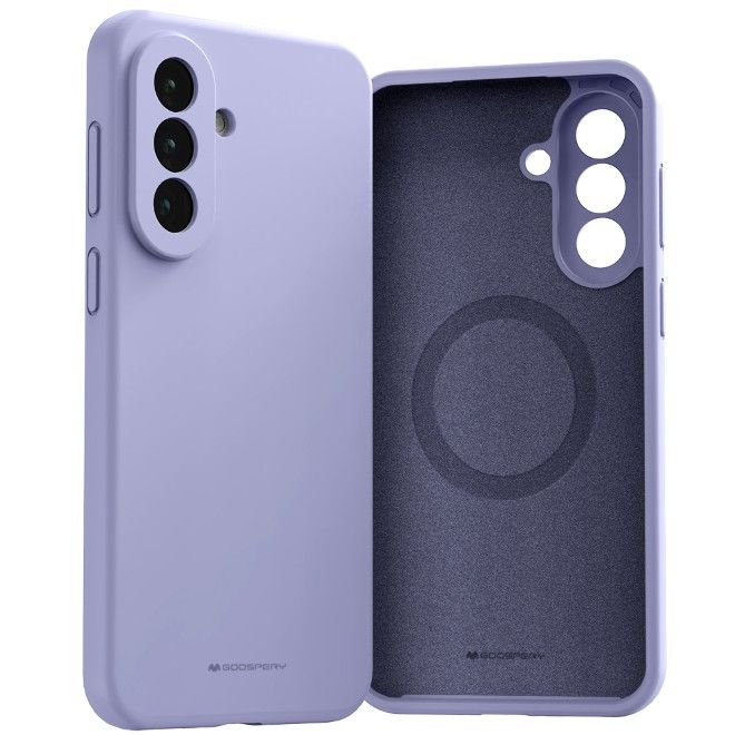 Goospery - Samsung Galaxy A37 Hülle - Pure MagSafe Silicone Case Series - lavendel