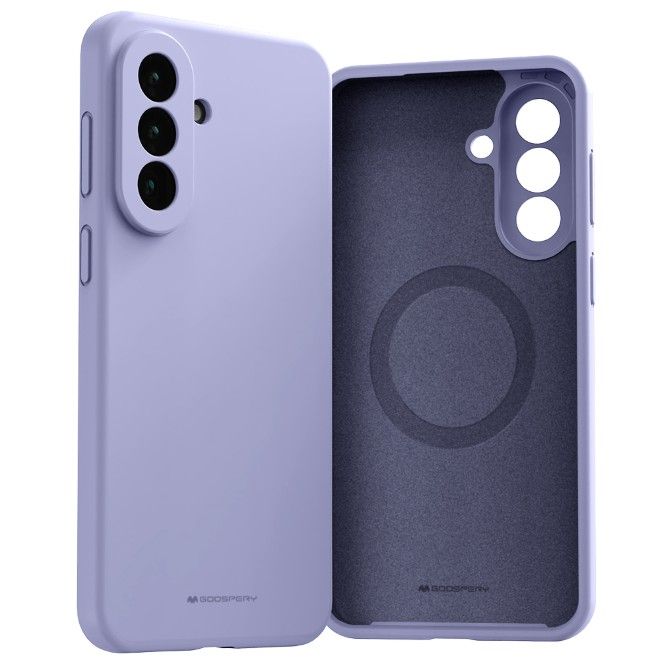 Goospery - Samsung Galaxy A57 Hülle - Pure MagSafe Silicone Case Series - lavendel