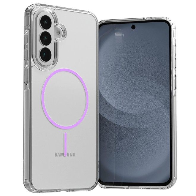 Goospery - Samsung Galaxy A37 Handyhülle - MagSafe Design Jel Hard Case Series - lavendel
