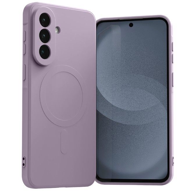Goospery - Samsung Galaxy A37 Hülle - Semi Silicone MagSafe Case Series - lavendel