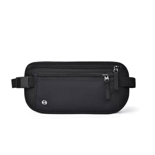 Bon Voyage – Bauchtasche RFID wasserabweisend Oxford Nylon - Secure Travel Series - schwarz