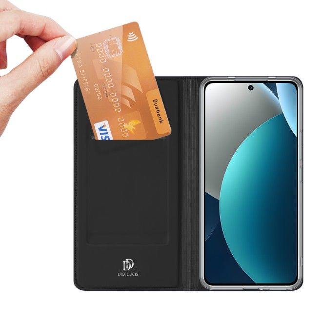 Dux Ducis - Xiaomi Redmi Note 15 Pro 4G Hülle - Handy Bookcover - Skin Pro Series - schwarz