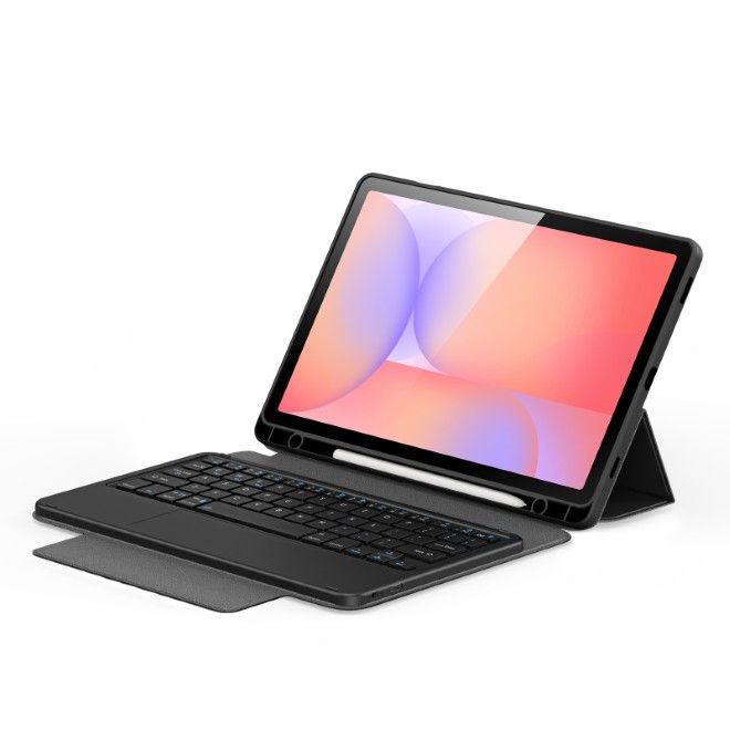 Dux Ducis - Samsung Galaxy Tab S10 Lite / S10 FE / S9 FE / S9 Tastatur Hülle - Keyboard Case - YK Series - schwarz