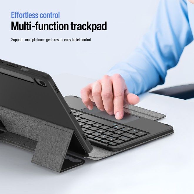 Dux Ducis - Samsung Galaxy Tab S10 Lite / S10 FE / S9 FE / S9 Tastatur Hülle - Keyboard Case - YK Series - schwarz