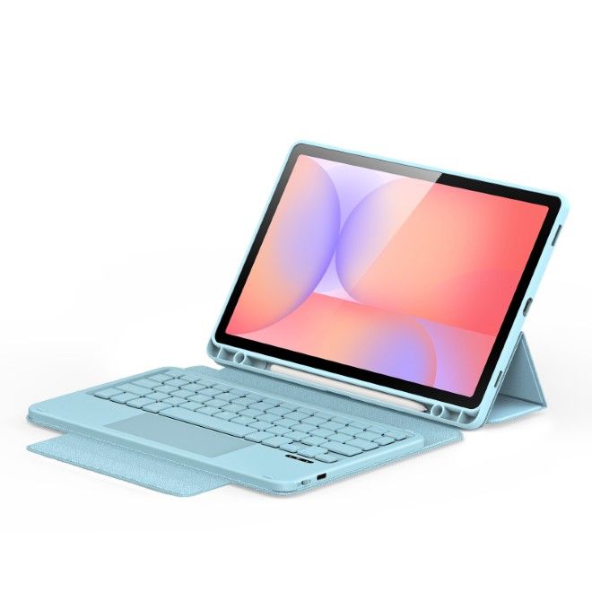 Dux Ducis - Samsung Galaxy Tab S10 Lite / S10 FE / S9 FE / S9 Tastatur Hülle - Keyboard Case - YK Series - blau