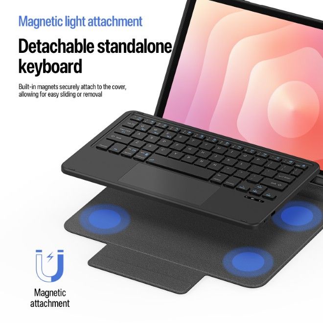 Dux Ducis - Samsung Galaxy Tab S11 Tastatur Hülle - Keyboard Case - YK Series - schwarz
