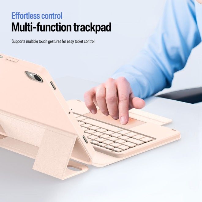 Dux Ducis - Samsung Galaxy Tab S11 Tastatur Hülle - Keyboard Case - YK Series - pink