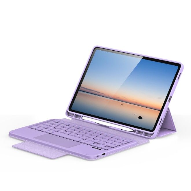 Dux Ducis - Samsung Galaxy Tab S11 Tastatur Hülle - Keyboard Case - YK Series - purpur