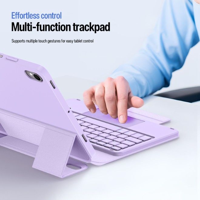 Dux Ducis - Samsung Galaxy Tab S11 Tastatur Hülle - Keyboard Case - YK Series - purpur
