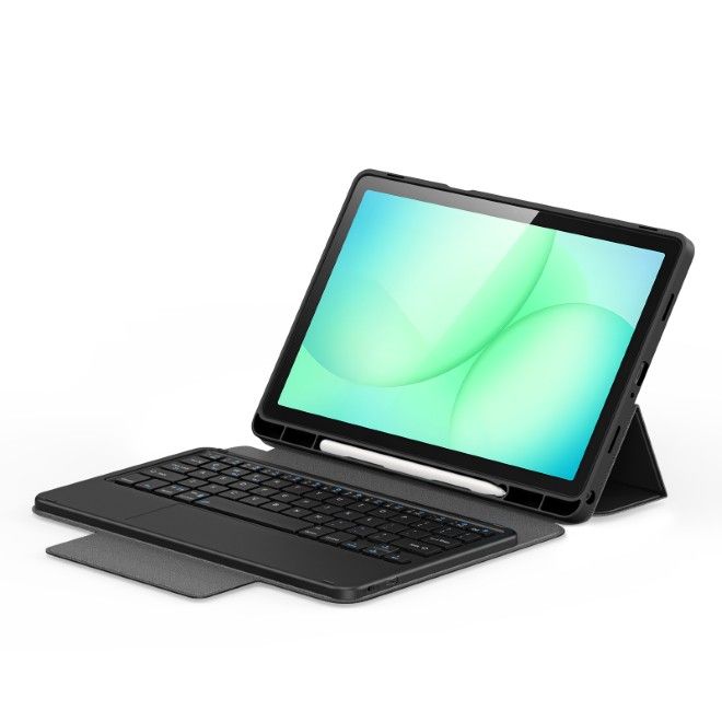 Dux Ducis - Samsung Galaxy Tab A11+ / A9+ Tastatur Hülle - Keyboard Case - YK Series - schwarz
