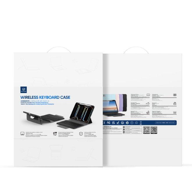 Dux Ducis - Samsung Galaxy Tab A11+ / A9+ Tastatur Hülle - Keyboard Case - YK Series - schwarz