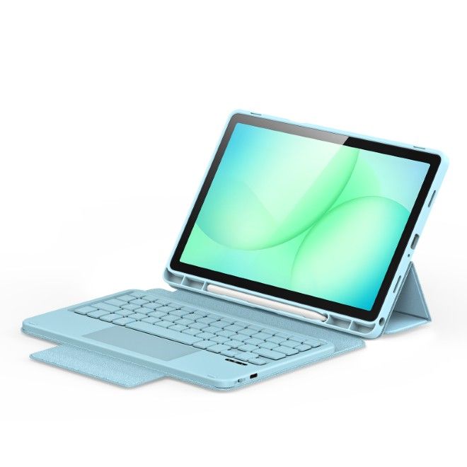 Dux Ducis - Samsung Galaxy Tab A11+ / A9+ Tastatur Hülle - Keyboard Case - YK Series - blau