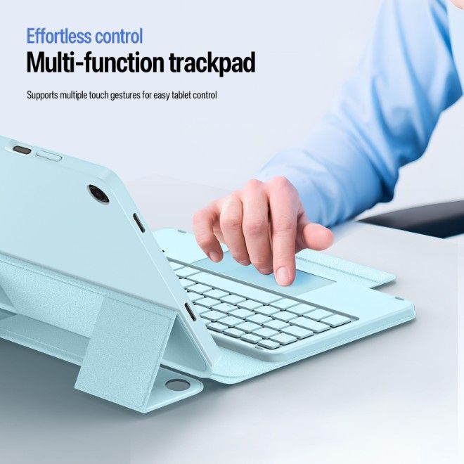 Dux Ducis - Samsung Galaxy Tab A11+ / A9+ Tastatur Hülle - Keyboard Case - YK Series - blau