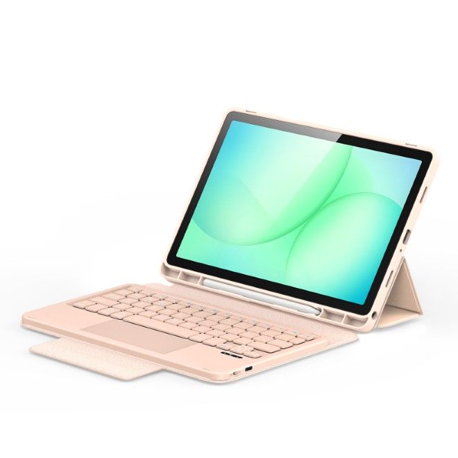 Dux Ducis - Samsung Galaxy Tab A11+ / A9+ Tastatur Hülle - Keyboard Case - YK Series - pink