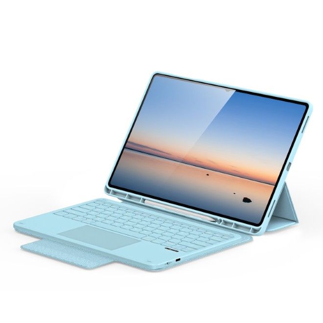 Dux Ducis - Samsung Galaxy Tab S11 Ultra Tastatur Hülle - Keyboard Case - YK Series - blau
