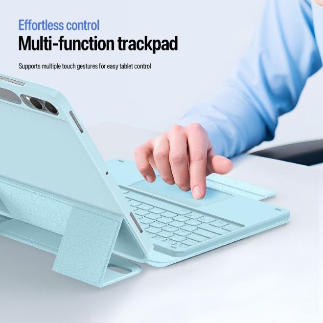 Dux Ducis - Samsung Galaxy Tab S11 Ultra Tastatur Hülle - Keyboard Case - YK Series - blau