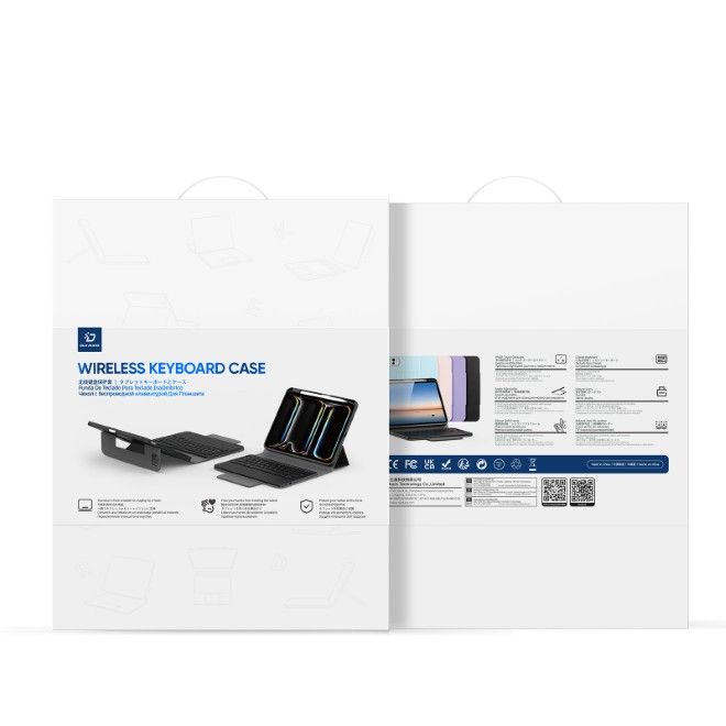 Dux Ducis - Samsung Galaxy Tab S11 Ultra Tastatur Hülle - Keyboard Case - YK Series - purpur