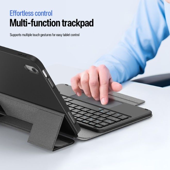 Dux Ducis - iPad 2025 (11. Gen) / iPad 2022 (10. Gen) Tastatur Hülle - Keyboard Case - YK Series - schwarz