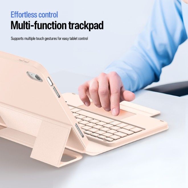 Dux Ducis - iPad 2025 (11. Gen) / iPad 2022 (10. Gen) Tastatur Hülle - Keyboard Case - YK Series - pink
