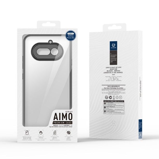 Dux Ducis - Nothing Phone (4a) Hülle - Hardcase - Aimo Series - schwarz