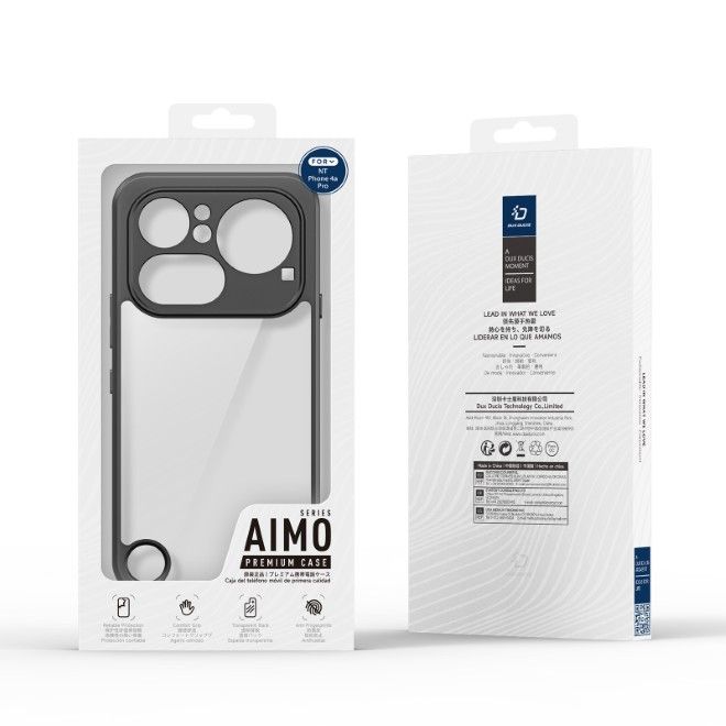 Dux Ducis - Nothing Phone (4a) Pro Hülle - Hardcase - Aimo Series - schwarz