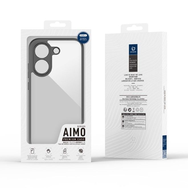 Dux Ducis - Xiaomi Poco X8 Pro / Redmi Turbo 5 Hülle - Hardcase - Aimo Series - schwarz