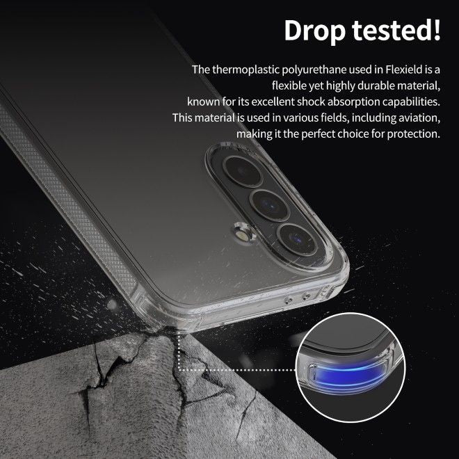 Araree - Samsung Galaxy A37 Hülle - Case aus TPU Plastik - Anti-Slip Grip - Flexield Series - transparent