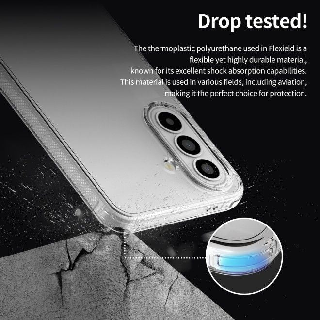 Araree - Samsung Galaxy A57 Hülle - Case aus TPU Plastik - Anti-Slip Grip - Flexield Series - transparent