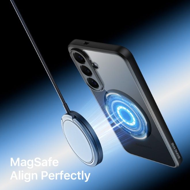 Dux Ducis - Samsung Galaxy S26 FE Hülle - Hardcase - MagSafe - Aimo Mag Series - schwarz