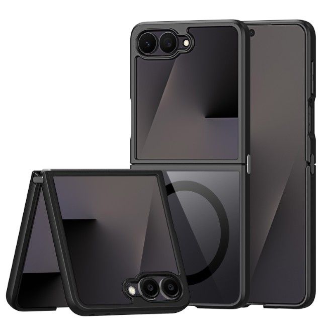 Dux Ducis - Samsung Galaxy Z Flip8 Hülle - Hardcase - MagSafe - Aimo Mag Series - schwarz