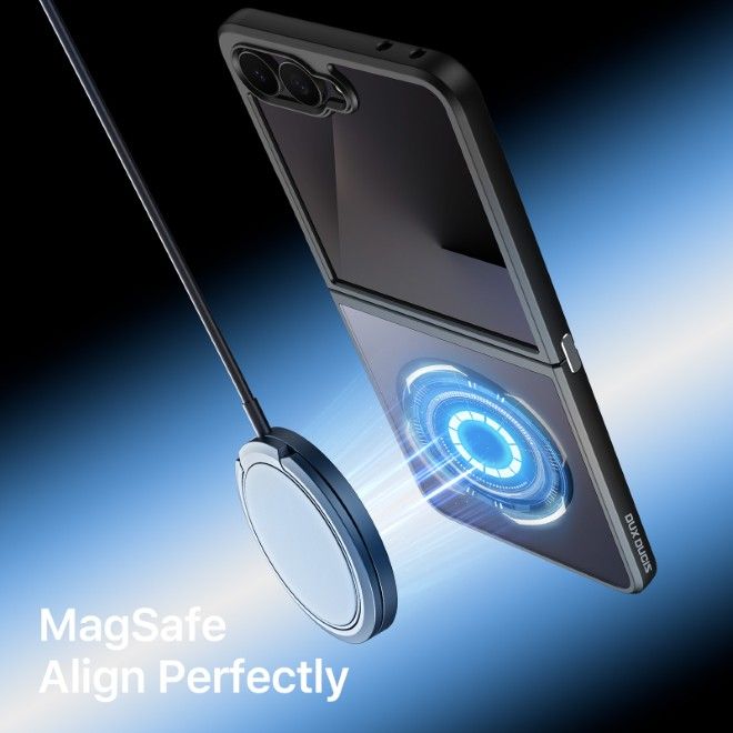 Dux Ducis - Samsung Galaxy Z Flip8 Hülle - Hardcase - MagSafe - Aimo Mag Series - schwarz