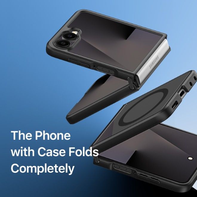 Dux Ducis - Samsung Galaxy Z Flip8 Hülle - Hardcase - MagSafe - Aimo Mag Series - schwarz