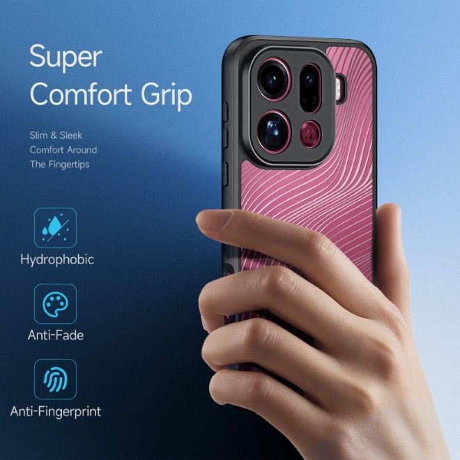 Dux Ducis - Oppo Find X9 Pro Hülle - Hardcase - Aimo Series - schwarz