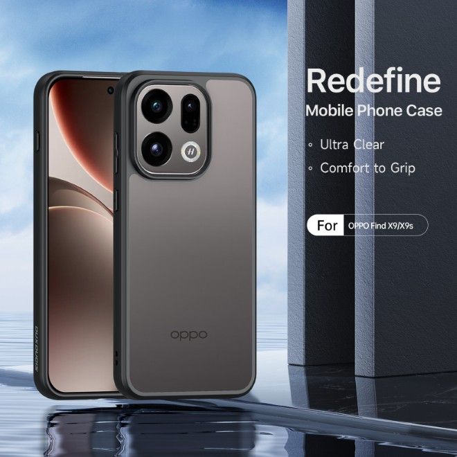Dux Ducis - Oppo Find X9 / X9s Hülle - Hardcase - Aimo Series - schwarz