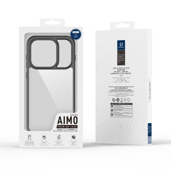 Dux Ducis - Oppo Find X9s Pro Hülle - Hardcase - Aimo Series - schwarz
