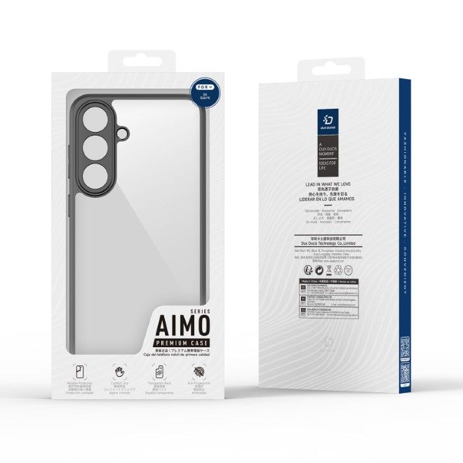 Dux Ducis - Samsung Galaxy S26 FE Hülle - Hardcase - Aimo Series - schwarz