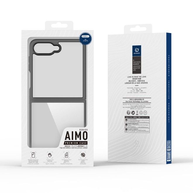 Dux Ducis - Samsung Galaxy Z Flip8 Hülle - Hardcase - Aimo Series - schwarz