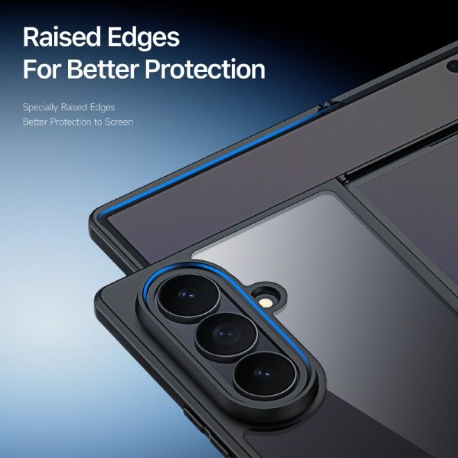 Dux Ducis - Samsung Galaxy Z Fold8 Ultra / 7 Hülle - Hardcase - Aimo Series - schwarz