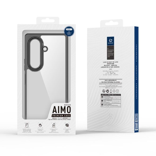 Dux Ducis - Samsung Galaxy Z Fold8 Ultra / 7 Hülle - Hardcase - Aimo Series - schwarz