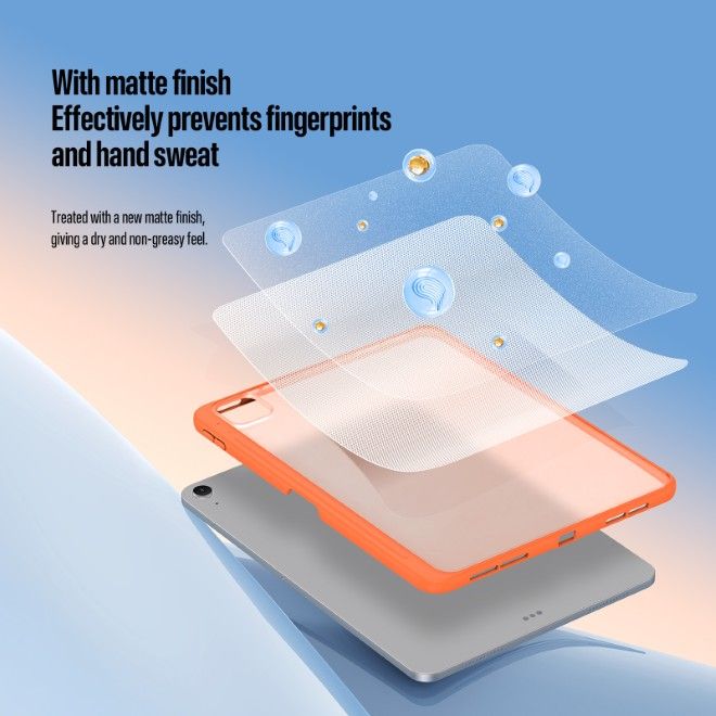Dux Ducis - iPad Air 11 (2026/2025/2024/2022/2020) / iPad Pro 11 (2022/2021/2020) Hülle - PC Hardcase mit Standfunktion - Axis Series - orange